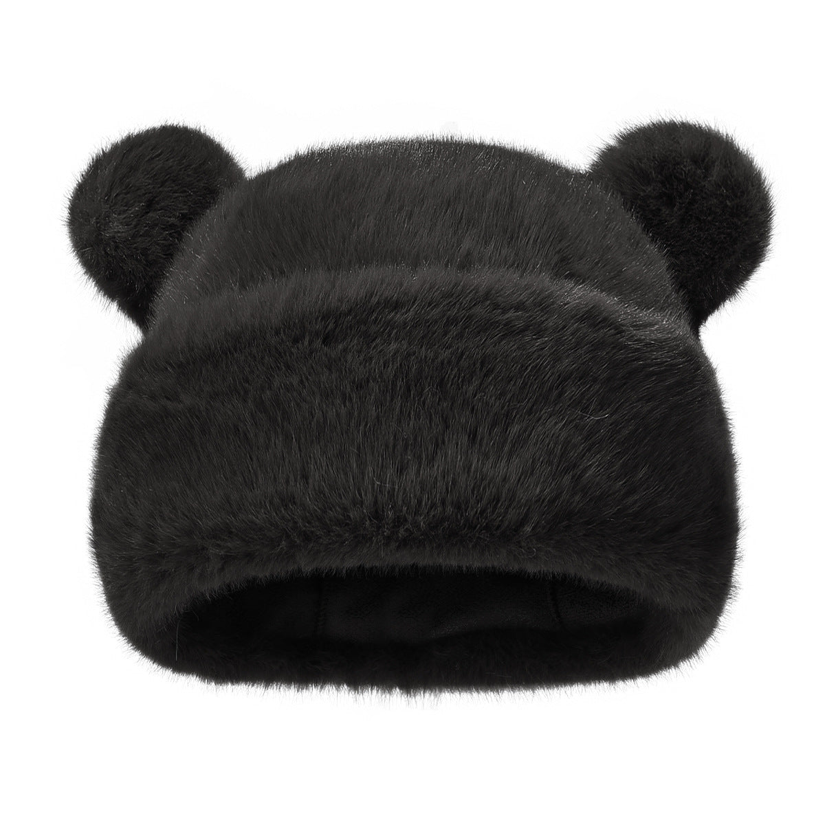 High-Imitation Mink-Fur Earflap Bucket Hat For Warmth And Coziness