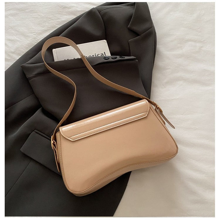 Small Square Shoulder Bag For Work And Commuting Worn Under The Arm