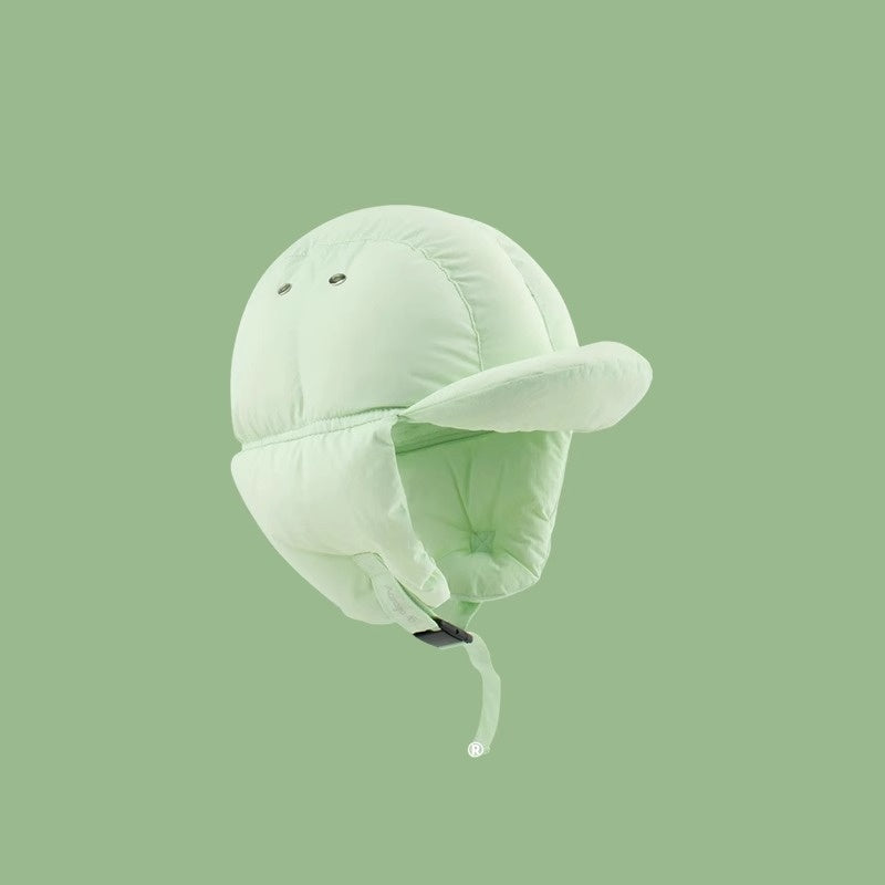 New Winter Down-padded Lei Feng Hat For Women Perfect For Outdoor Cycling