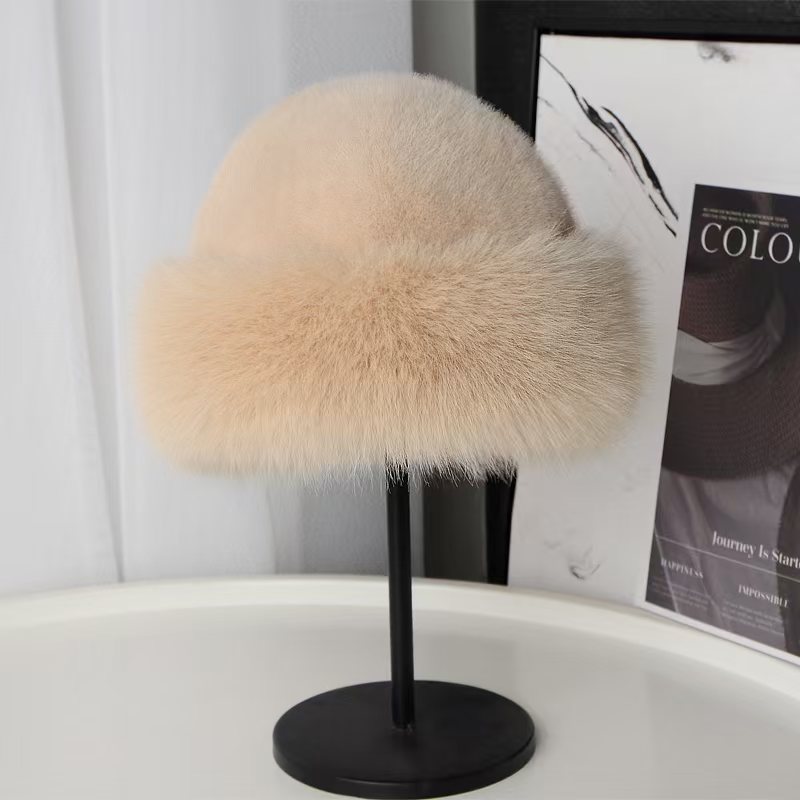 Plush Mongolian Hat For Cold Weather, Warm Fleece-lined Women's Winter Hat