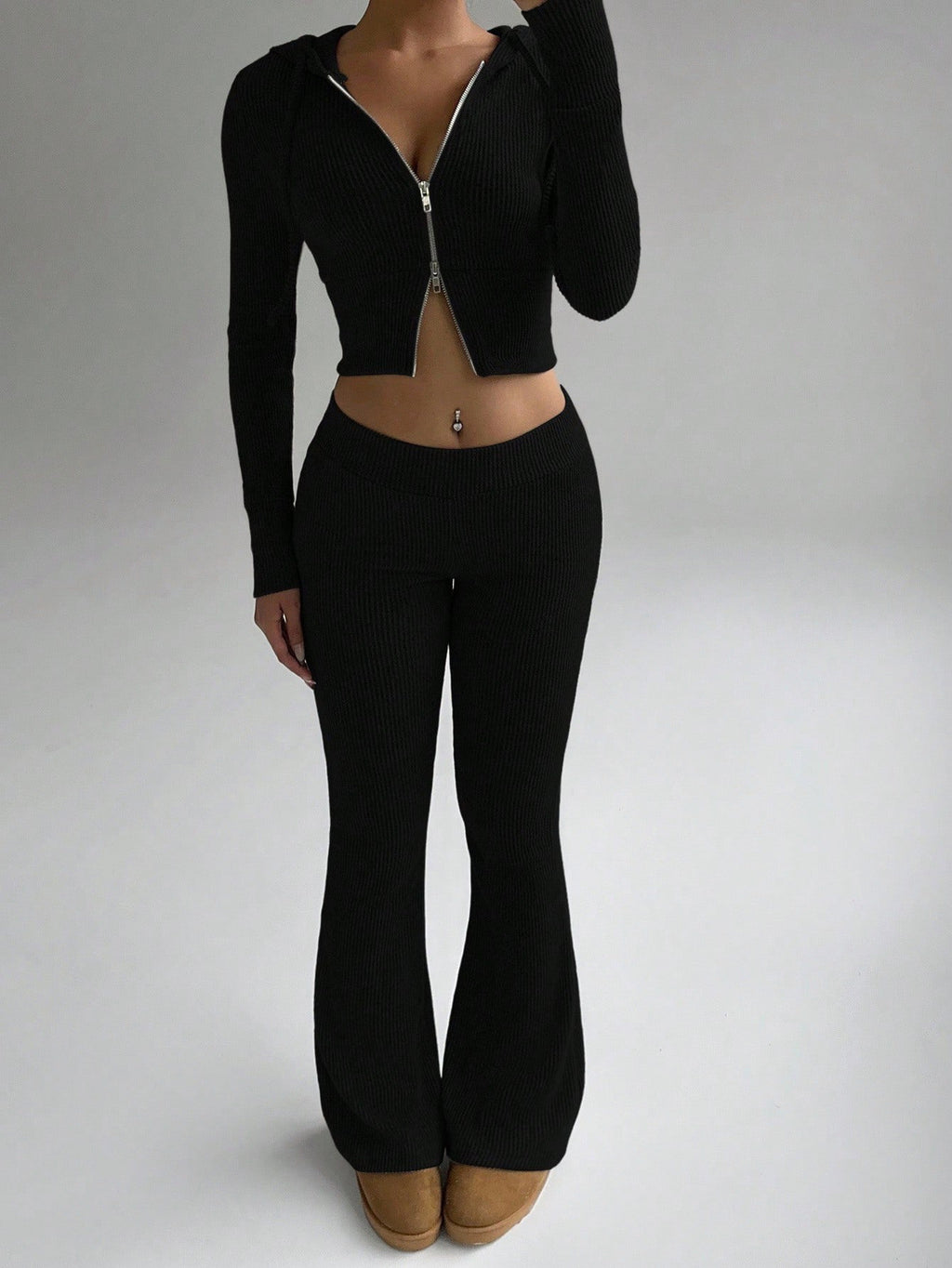 Autumn And Winter Casual Two-piece Suit Women