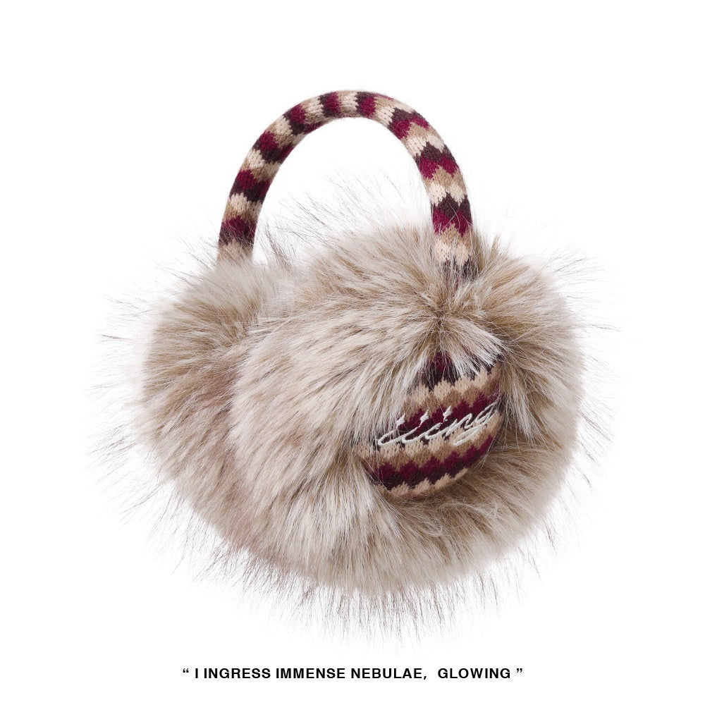 Womens Plush Warm Ear Muffs To Help Prevent Frostbite