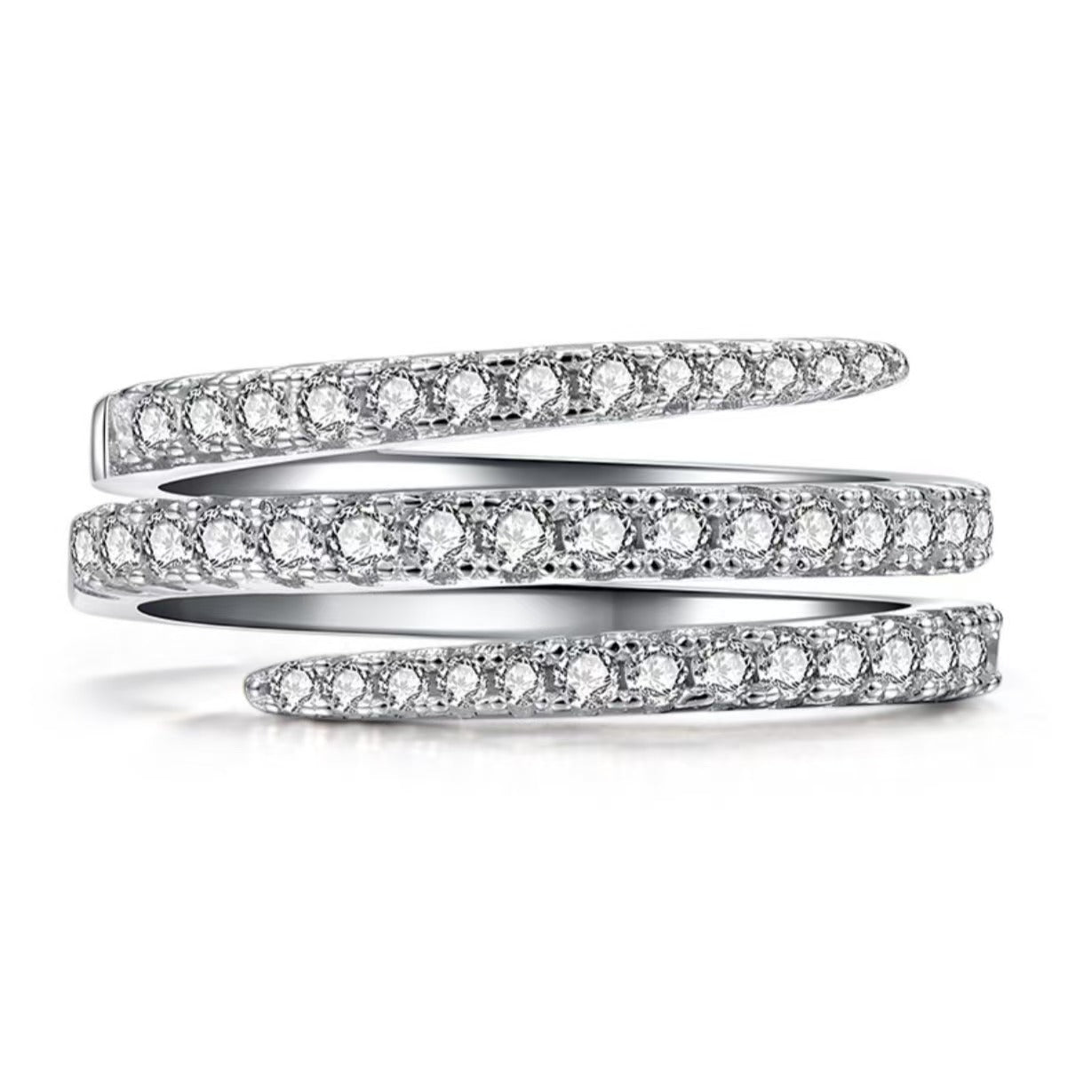 Niche, Light-luxury Layered Line Ring For Versatile Styling