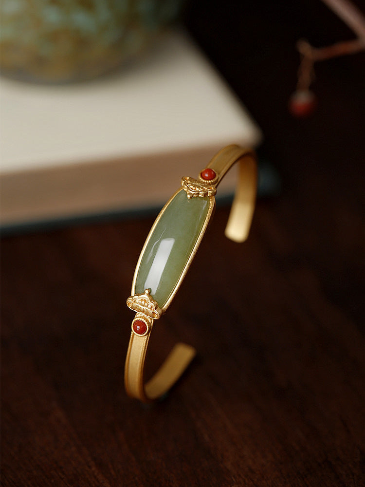 Original Pure Silver Handcrafted Gold Bracelet