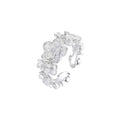 Silver Plated Flower Ring For Women