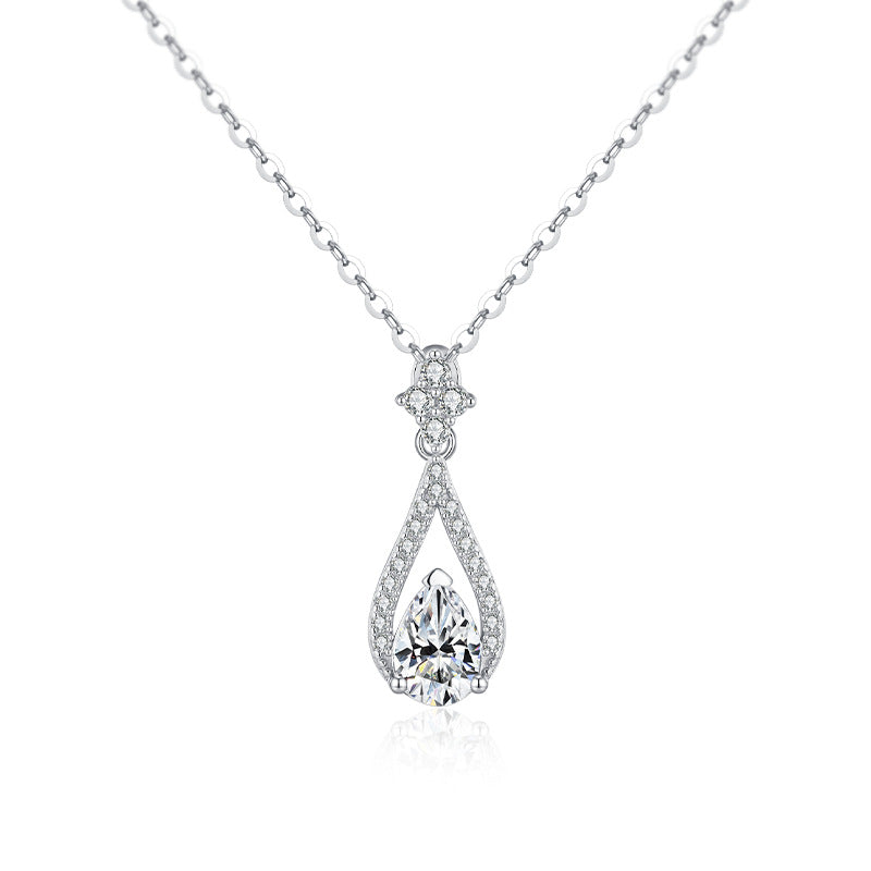 Affordable Luxury Waterdrop Necklace In S925 Sterling Silver With A Niche Design