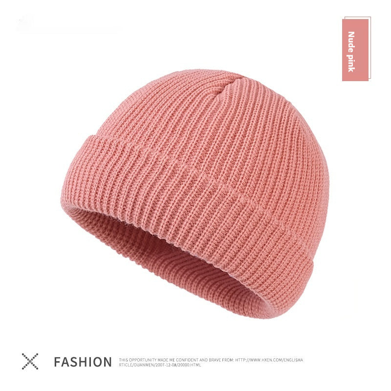 Autumn And Winter New Korean Candy Color Knitted Wool Hat