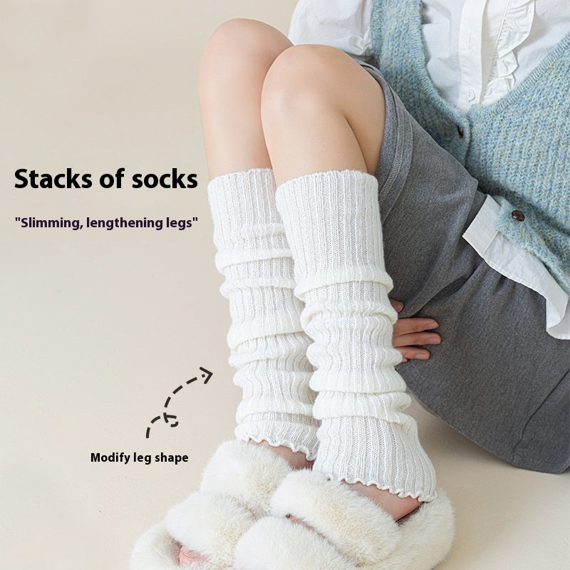 Special Preppy Style Female Calf Socks