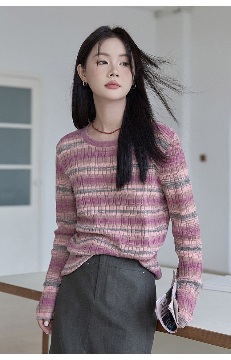 New Fashion Striped Sweater For Women
