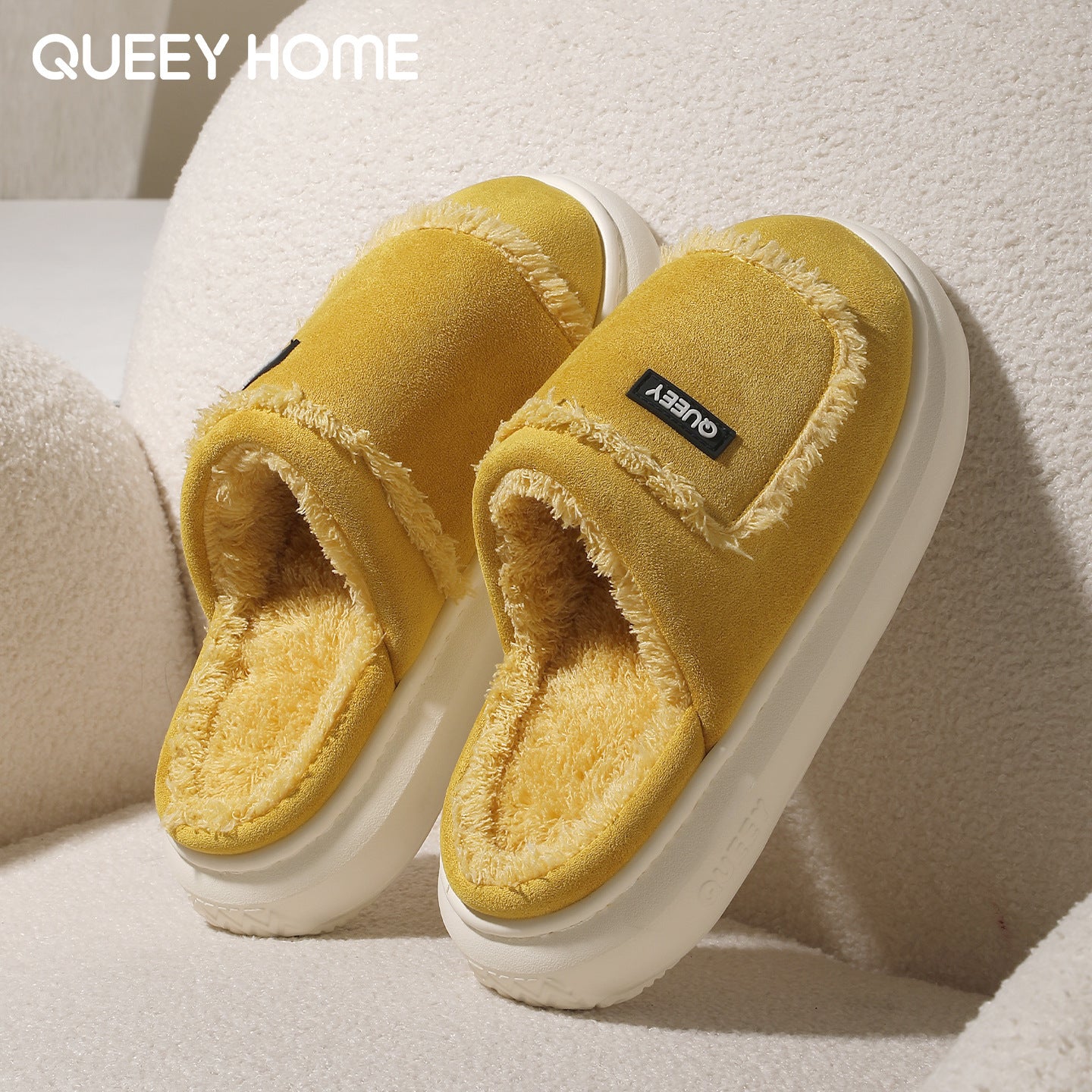 Women's Warm Non-slip Suede Cotton Slippers