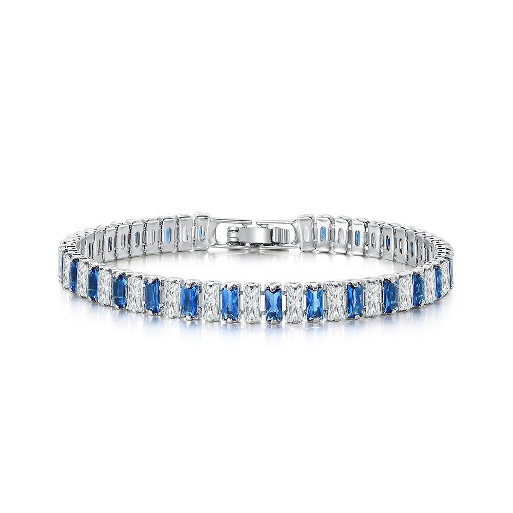 Womens European And American Hip-hop Crystal Bracelet With Polka-dot Zircon Embellishments