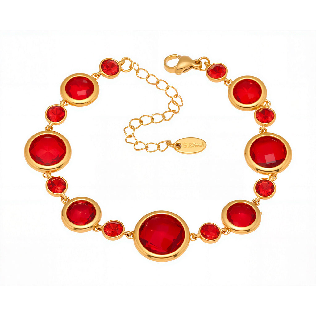 18k Gold-Plated Summer Beach-Style Light-Luxury Anklet Foot Jewelry