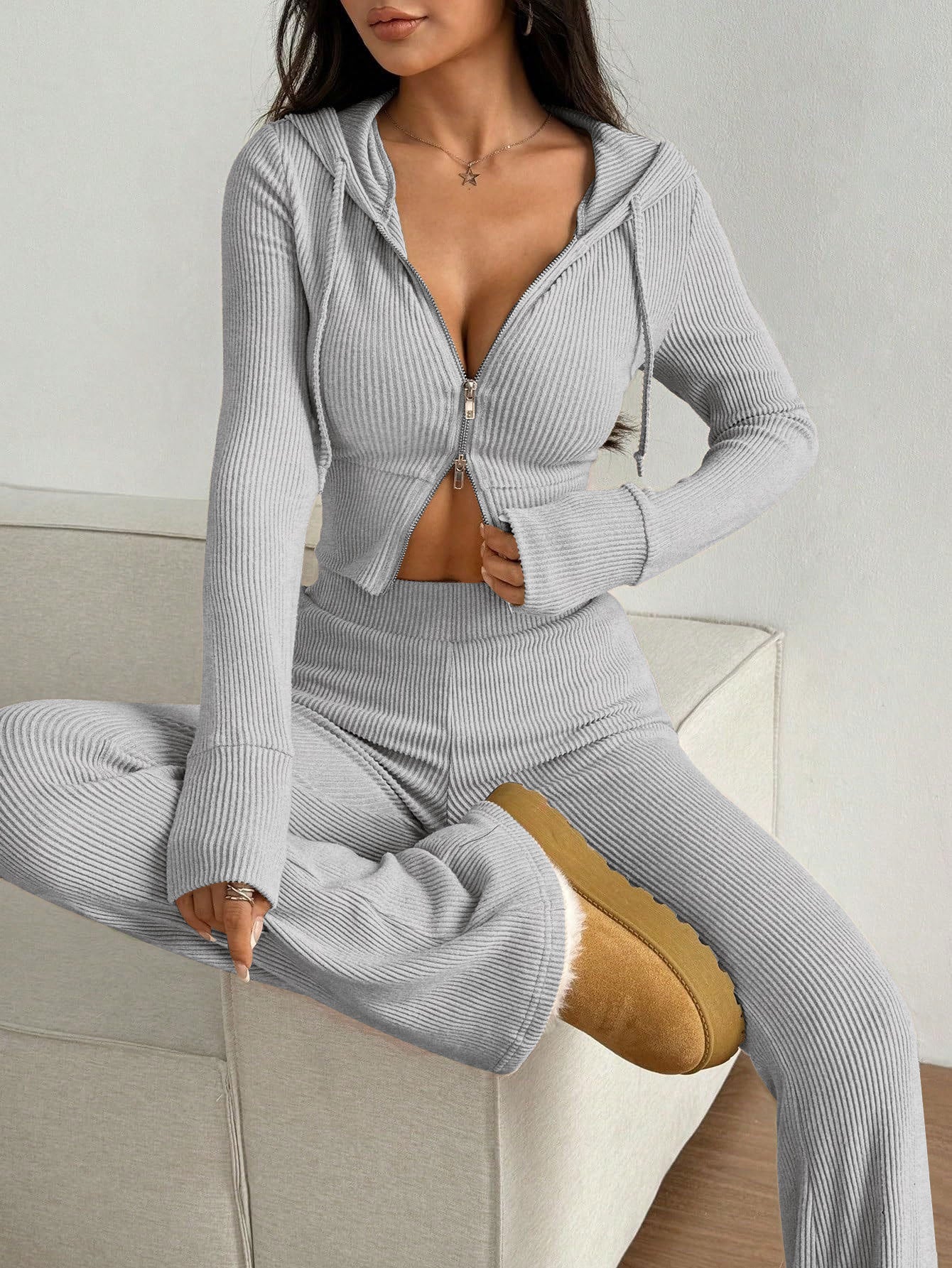 Autumn And Winter Casual Two-piece Suit Women