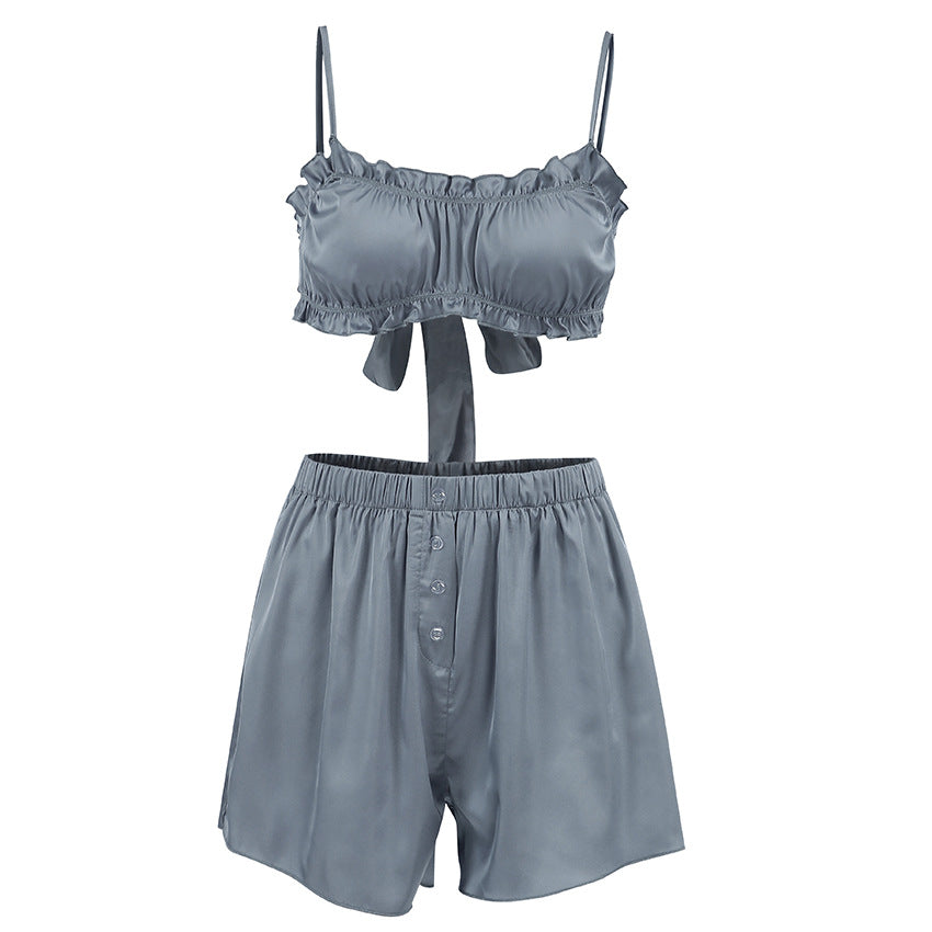 Sexy Pajamas With Underwear Shorts For Women