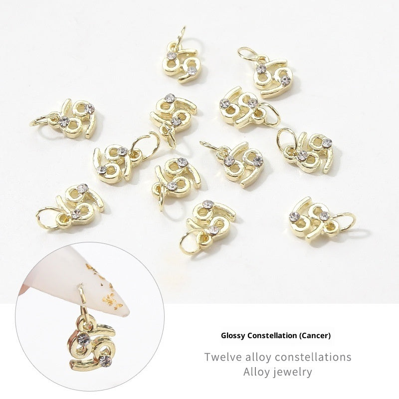 Constellation Ring Alloy Accessory 3D Nail Art