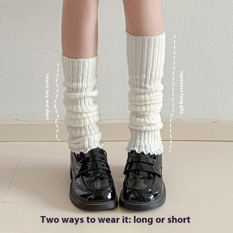 Special Preppy Style Female Calf Socks