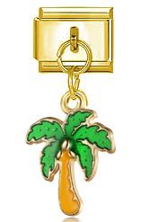 Italian-style Modular Gold Bracelet Accessory Pendant