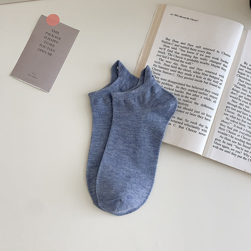 Women's Smiley Ankle Socks Thin Embroidery Ins Short Fashion Tight Socks