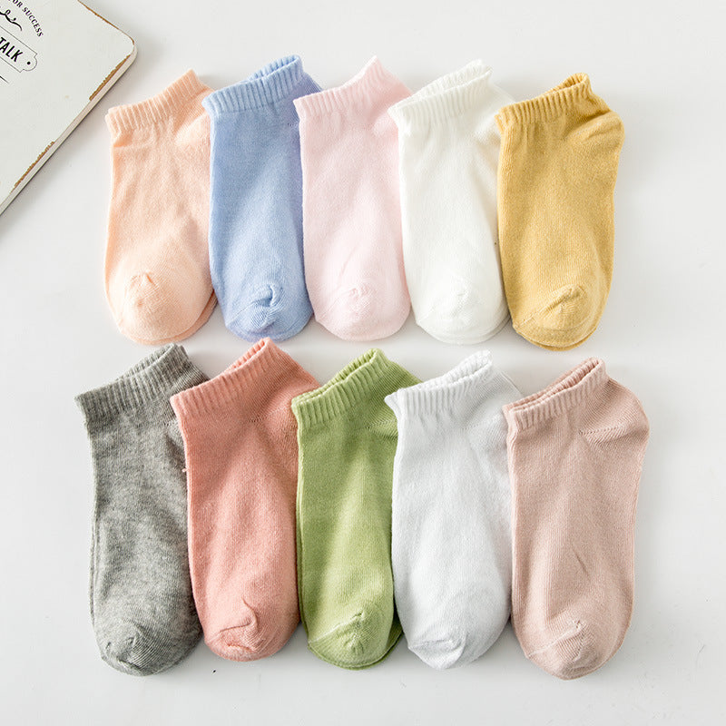 Women's Autumn And Winter Style Low-top Spring And Autumn Socks