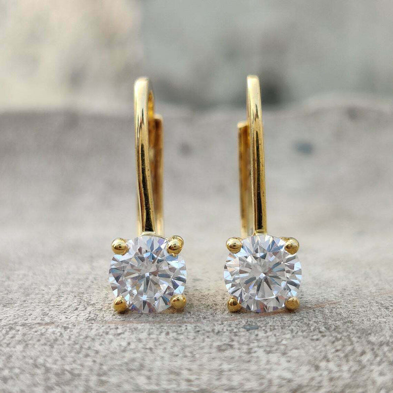 Elegant And Minimalist Four-claw Autumn Earrings