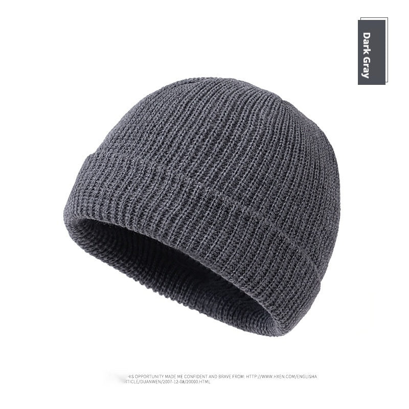 Autumn And Winter New Korean Candy Color Knitted Wool Hat
