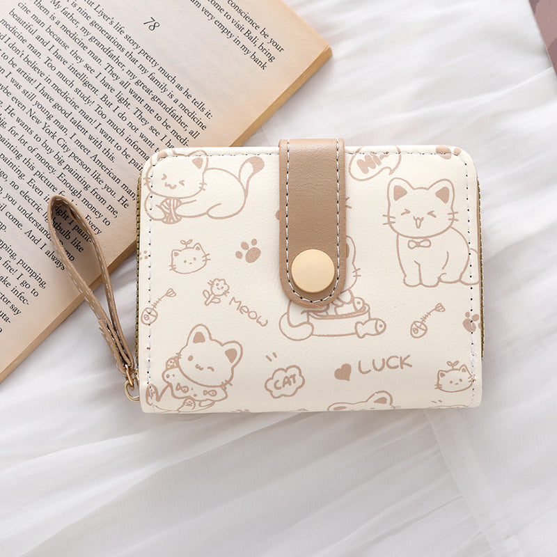 Simple And Cute Japanese-style Womens Clutch