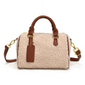 Lamb-Mohair Casual Versatile And Sophisticated Shoulder Or Crossbody Bag