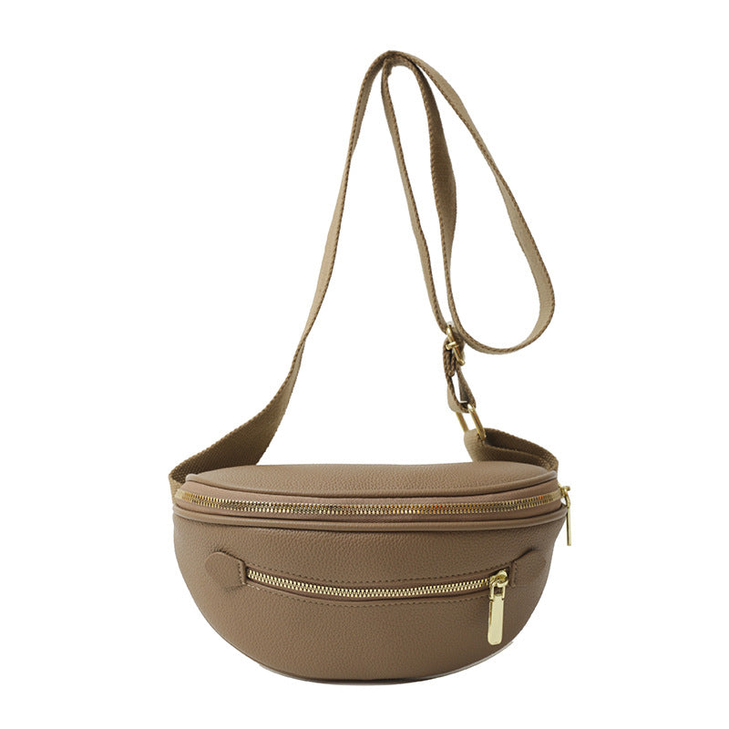 Retro Solid-Color Minimalist Womens Shoulder Bag