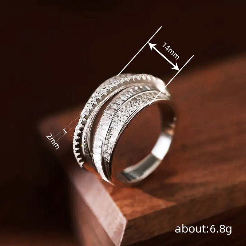 Multi-layered Sparkling Ring Accessories To Complement Your Engagement Dinner